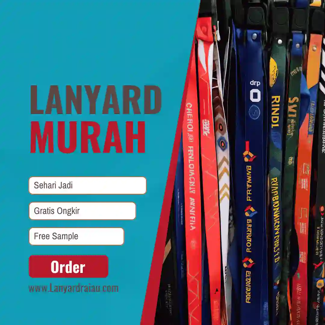 Tali Lanyard Murah Custom Riau